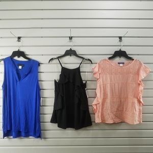 New 3 Pcs Women's Top Blouse Shirt Sweater Tank